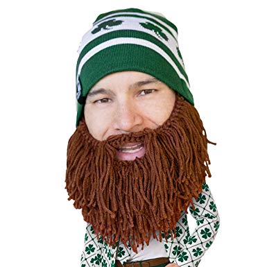 Beard Head - The Original Shamrock Knit Beard Hat