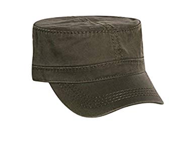 Hats & Caps Shop Superior Garment Washed Cn Twill w/ Heavy Stitching Military Style Caps - By TheTargetBuys