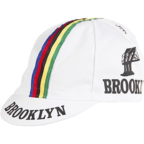 Brooklyn Cycling World Champion Stripes Cap - White