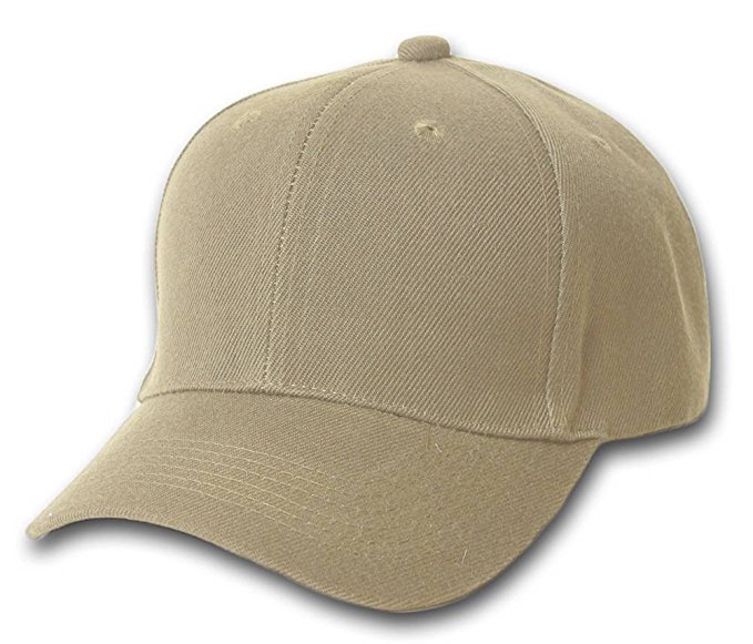 Plain Khaki Adjustable Hat