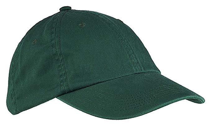 Big Accessories Youth 6 Panel Washed Twill Low Profile Cap
