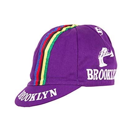 Giordana 2016 Brooklyn Team Cycling Cap - World Stripes - gi-s2-coca-brok