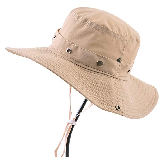 Ilishop Mens Washed Hats Summer Sun Protection Hats