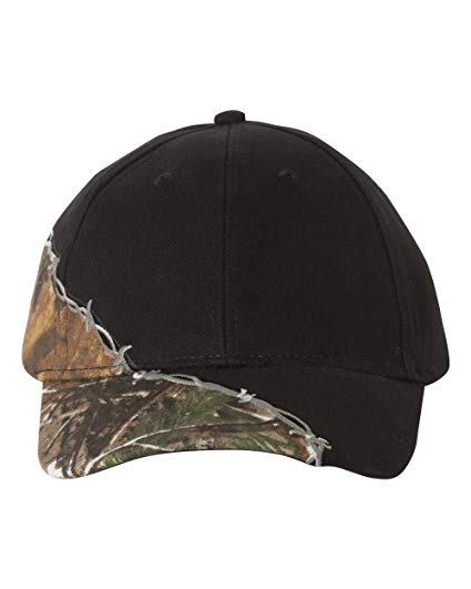 Ikat Kati Licensed Camo Cap with Barbed Wire Embroidery (LC4BW)