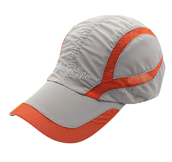 Connectyle Quick Drying Mesh Sun Cap Lightweight Sports Hat Breathable Sun Runner Cap
