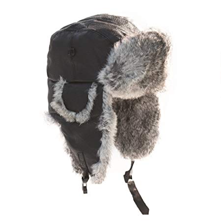 Yukon Tracks Alaskan Leather Fur Hat