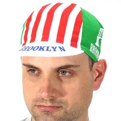 Giordana Brooklyn Italia Team Cycling Cap - Red/Green - GI-6CAP-TEAM-BRGR